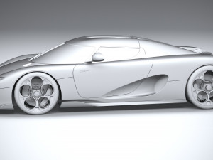 Koenigsegg CC850 2023 LowPoly Modelo 3D