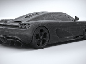 Koenigsegg CC850 2023 LowPoly Modelo 3D