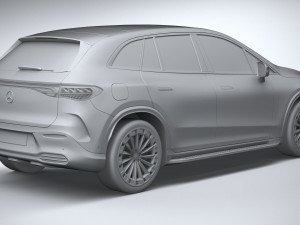 Mercedes-Benz EQE SUV 2024 3D Model