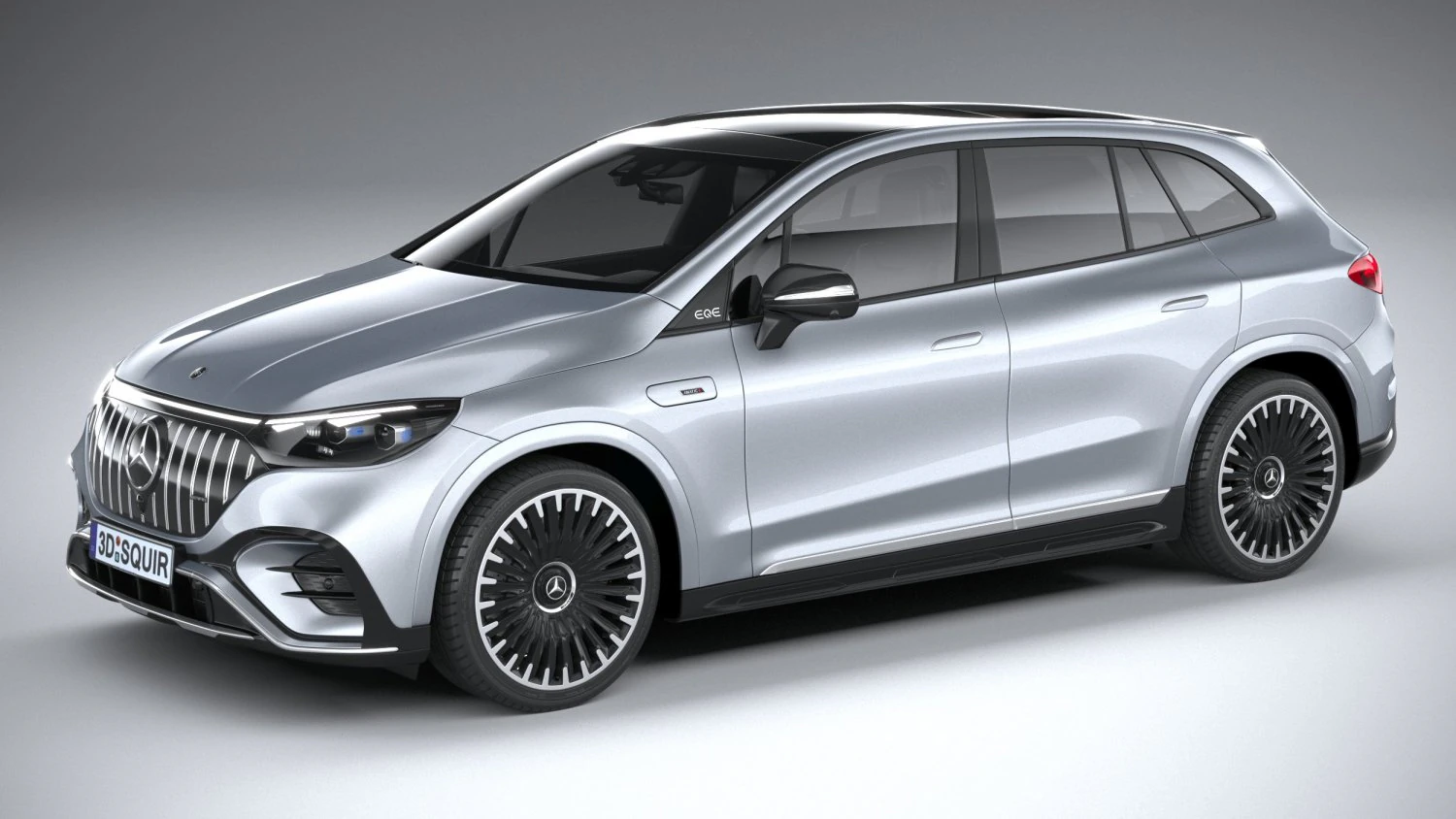 Mercedes-Benz EQE53 AMG SUV 2024 3D Model .c4d .max .obj .3ds .fbx .stl .blend