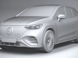 Mercedes-Benz EQE53 AMG SUV 2024 3D Model