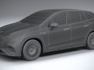 Mercedes-Benz EQE53 AMG SUV 2024 Model 3D
