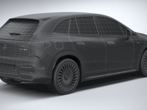 Mercedes-Benz EQE53 AMG SUV 2024 Model 3D