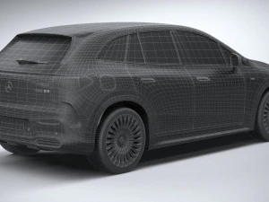 Mercedes-Benz EQE53 AMG SUV 2024 3D Model
