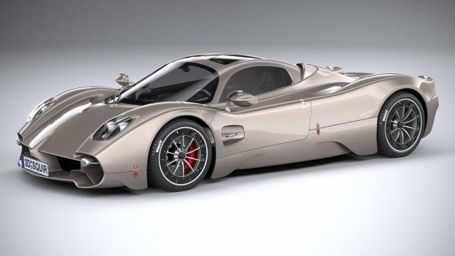 Pagani Utopia 2023 Modello 3D .c4d .max .obj .3ds .fbx .stl .blend 