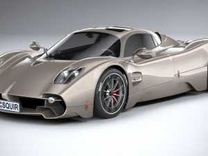 Pagani Utopia 2023 3D Model