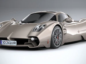 Pagani Utopia 2023 3D Model