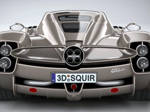 Pagani Utopia 2023 3D Model