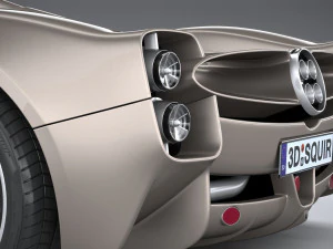 Pagani Utopia 2023 3D Model