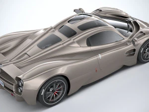 Pagani Utopia 2023 3D Model