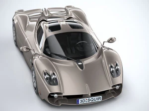 Pagani Utopia 2023 3D Model