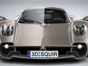Pagani Utopia 2023 3D Model