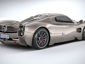 Pagani Utopia 2023 Modello 3D