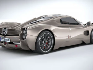 Pagani Utopia 2023 3D Model