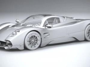 Pagani Utopia 2023 3D Model