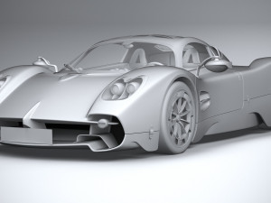 Pagani Utopia 2023 Modello 3D