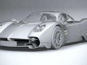 Pagani Utopia 2023 3D Model