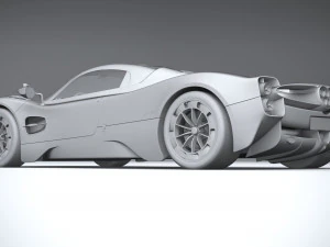 Pagani Utopia 2023 3D Model