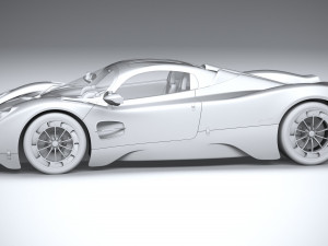 Pagani Utopia 2023 Modello 3D