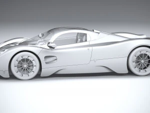 Pagani Utopia 2023 3D Model