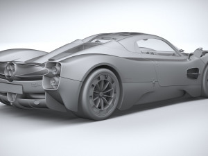 Pagani Utopia 2023 Modello 3D