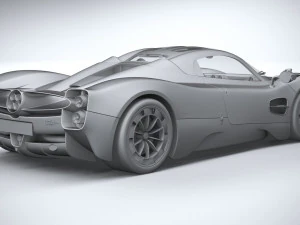 Pagani Utopia 2023 3D Model