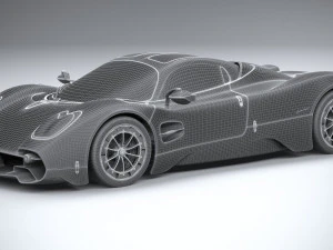 Pagani Utopia 2023 3D Model