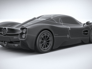 Pagani Utopia 2023 Modello 3D