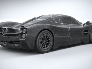 Pagani Utopia 2023 3D Model