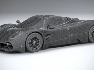 Pagani Utopia 2023 3D Model