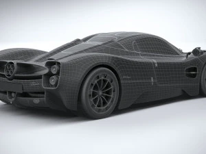 Pagani Utopia 2023 3D Model