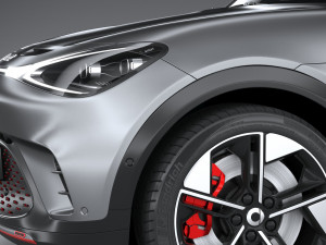 Smart 1 Brabus 2023 3D Модель