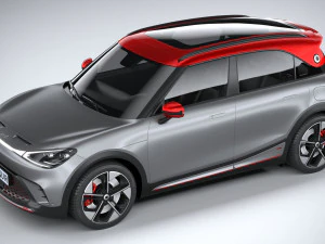Smart 1 Brabus 2023 3D Model