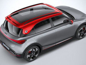 Smart 1 Brabus 2023 3D Модель