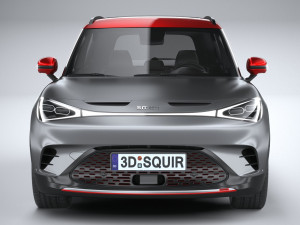 Smart 1 Brabus 2023 3D Модель