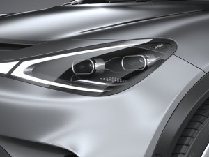 Smart 1 Brabus 2023 3D Модель