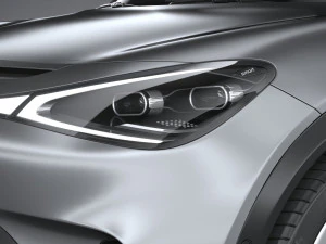 Smart 1 Brabus 2023 3D Model