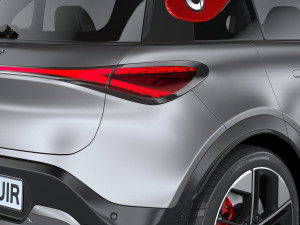 Smart 1 Brabus 2023 3D Модель