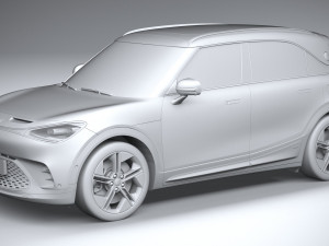 Smart 1 Brabus 2023 3D Модель