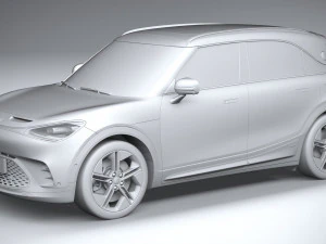 Smart 1 Brabus 2023 3D Model