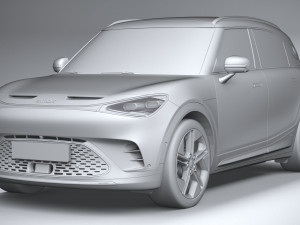 Smart 1 Brabus 2023 3D Модель