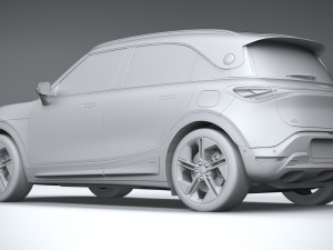Smart 1 Brabus 2023 3D Модель