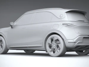 Smart 1 Brabus 2023 3D Model