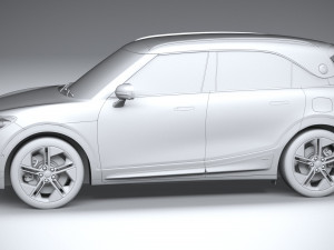 Smart 1 Brabus 2023 3D Модель