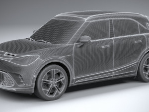 Smart 1 Brabus 2023 3D Модель