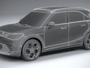 Smart 1 Brabus 2023 3D Model