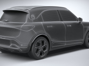 Smart 1 Brabus 2023 3D Модель