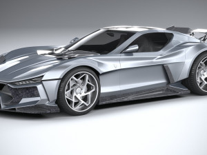 Valarra Corvette 2022 3D Model