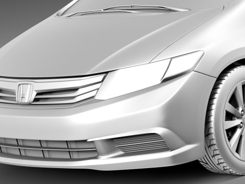 Honda Civic Sedan USA 2013 3D Модель