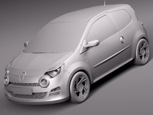 Renault Twingo 2012 3Dモデル